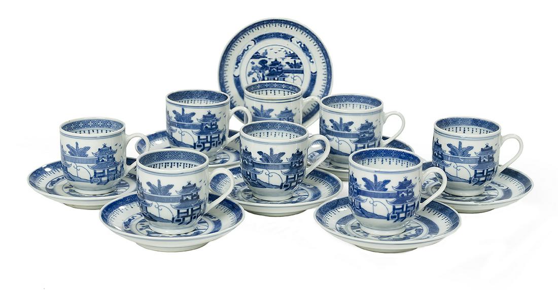 Chinese Export  Porcelain Partial Tea Set (1 of 1)
