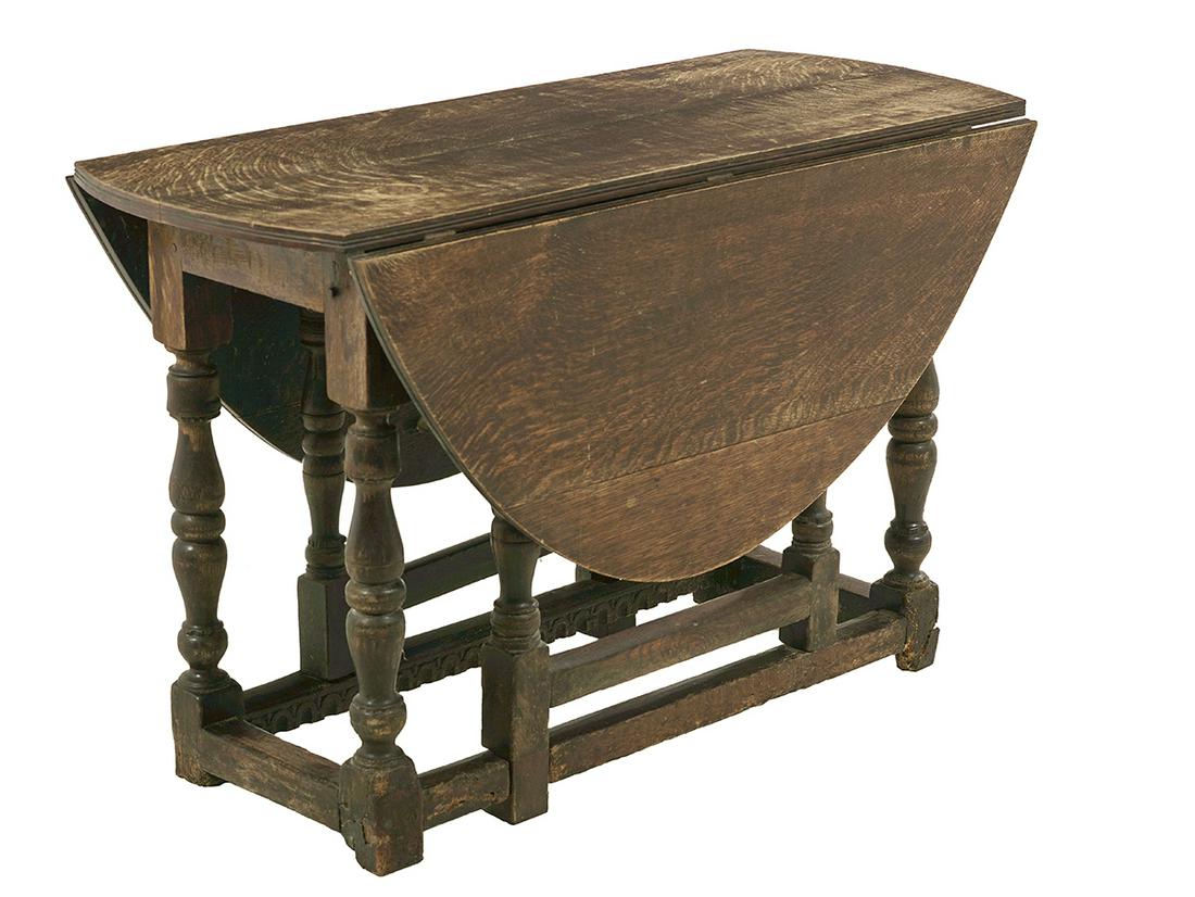 William and Mary Oak Gateleg Table (1 of 2)