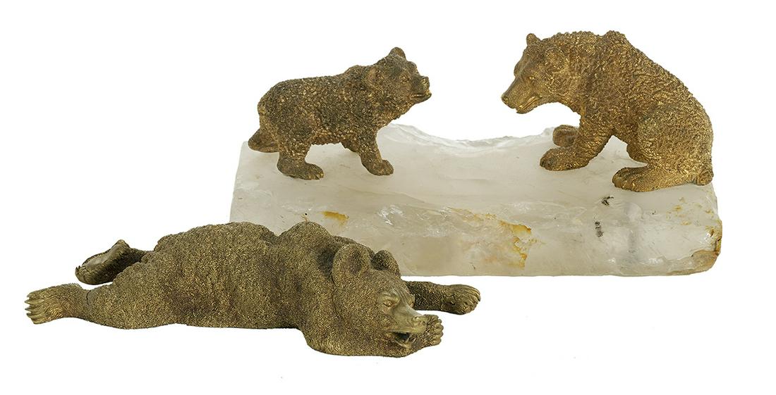 Three Gilt-Bronze Bears (1 of 1)