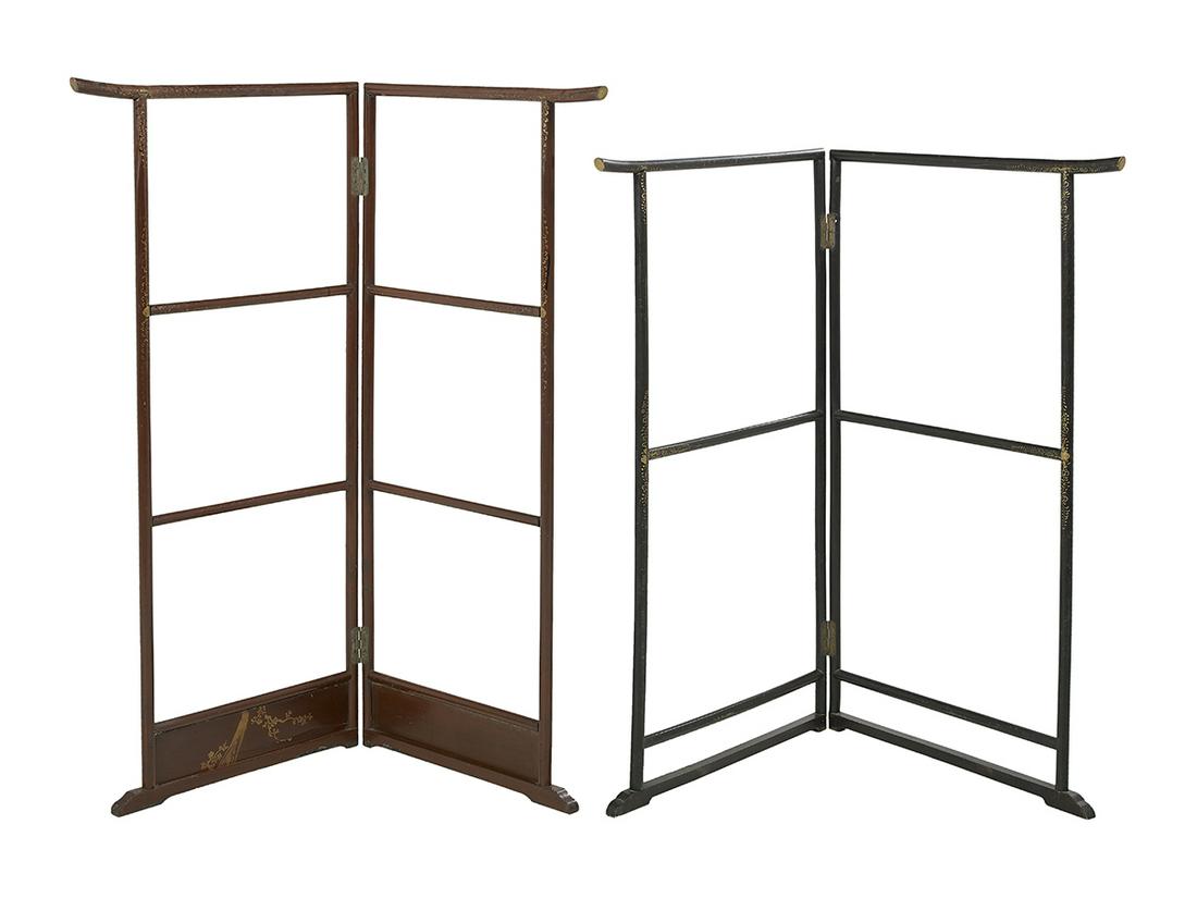 Two Japanese Wooden Kimono Stands (1 of 1)