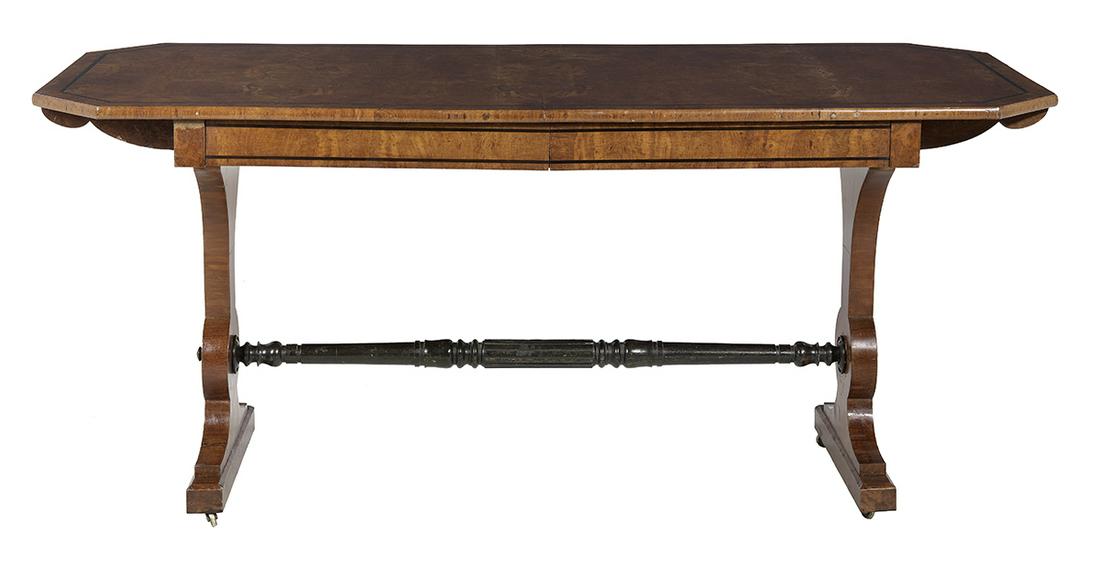 Continental Walnut Side Table (1 of 2)