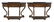 Pair of Regency-Style Rosewood Console Tables