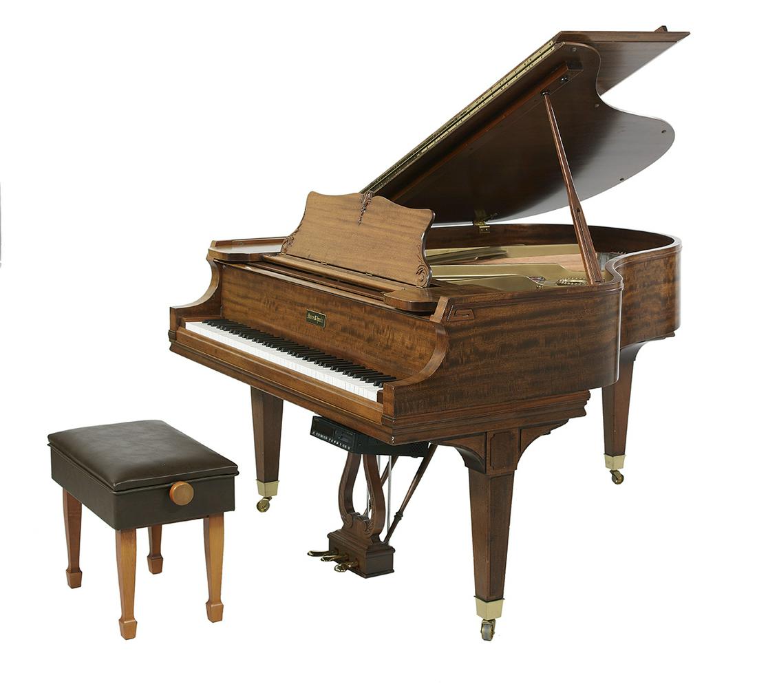 For Auction Mason & Hamlin Baby Grand Piano and Bench (1028) on May