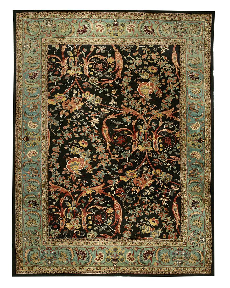 Agra Sultanabad Carpet: Agra Sultanabad Carpet 9' 2" x 11'