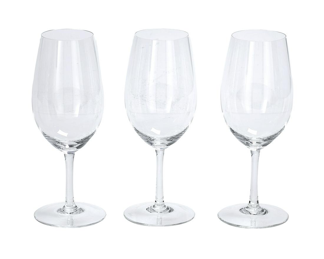 Set of Eight Riedel Sommeliers Sweet Wine Glasses: Set of Eight Riedel Sommeliers Sweet Wine Glasses each with acid-etched "Riedel" at bottom. h. 7", dia. 1-7/8"