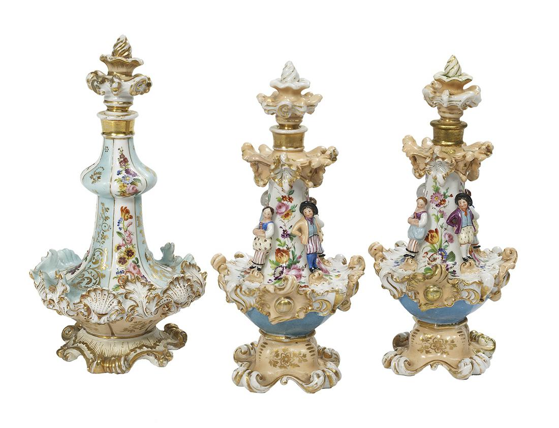 Three Jacob Petit Paris Porcelain Scent Bottles (1 of 3)
