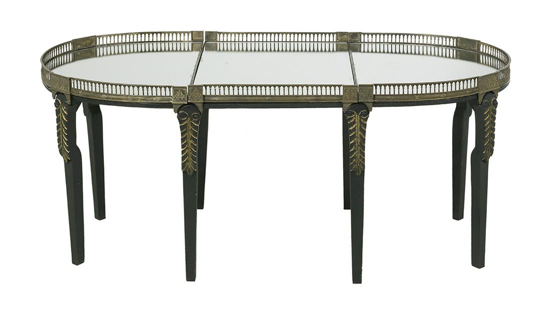 Neo-Grec Bronze Three-Section Mirrored Plateau (1 of 2)