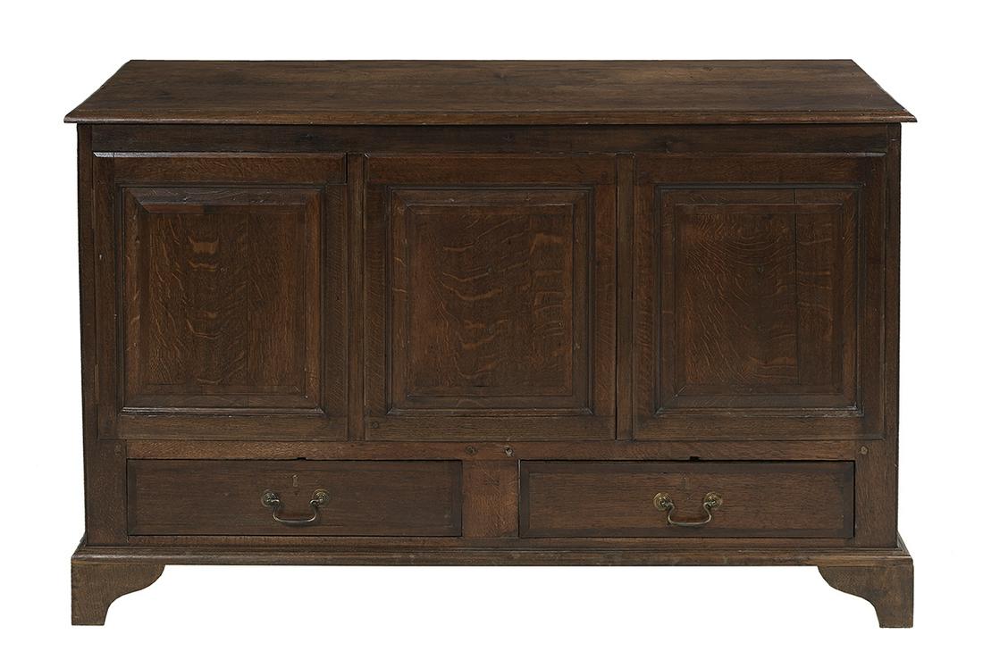 English Oak Coffer (1 of 2)