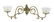 Pair of Victorian Brass and Glass Sconces - 3
