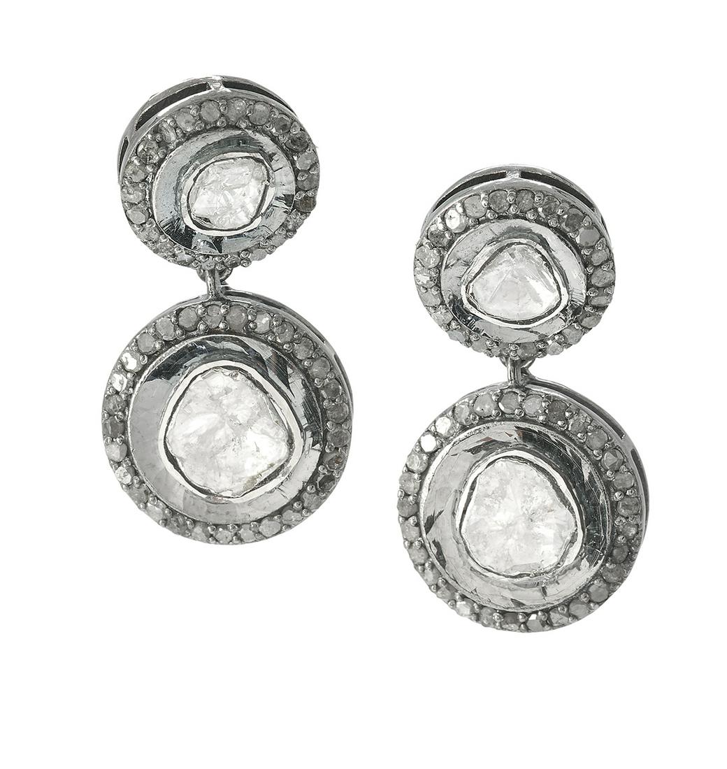 Pair of Diamond Earrings (1 of 1)