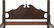 American Late Classical Mahogany Four-Post Bed - 2