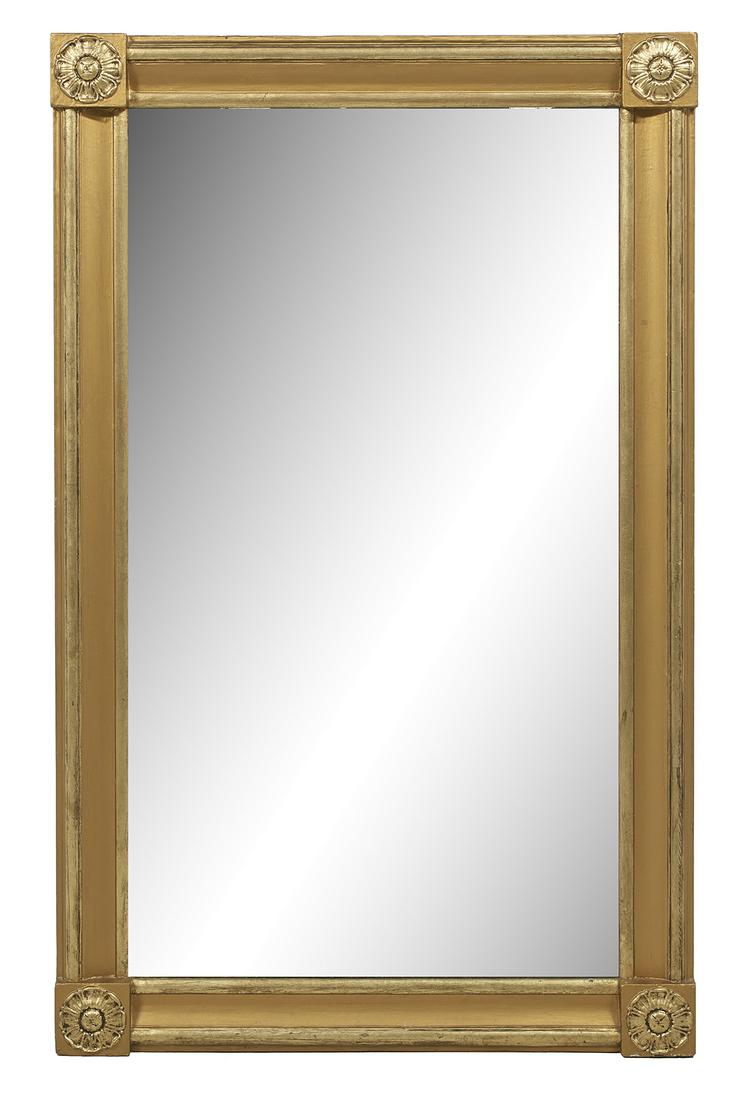 Large American Giltwood Classical Mirror (1 of 2)