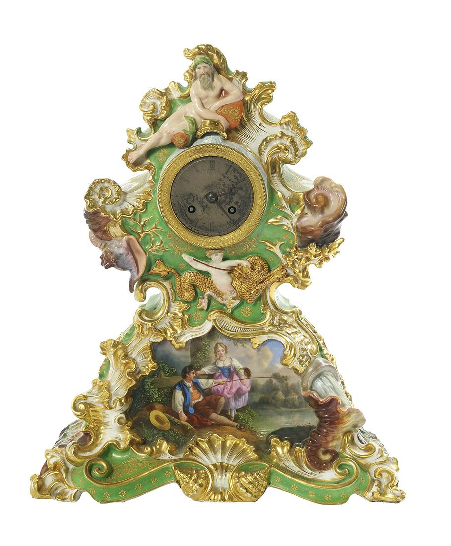 Assembled Jacob Petit Paris Porcelain Clock (1 of 3)