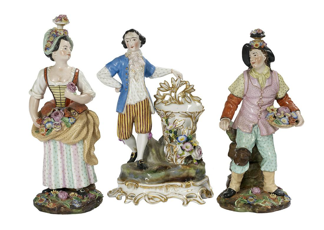 Three Jacob Petit Paris Porcelain Figures (1 of 4)