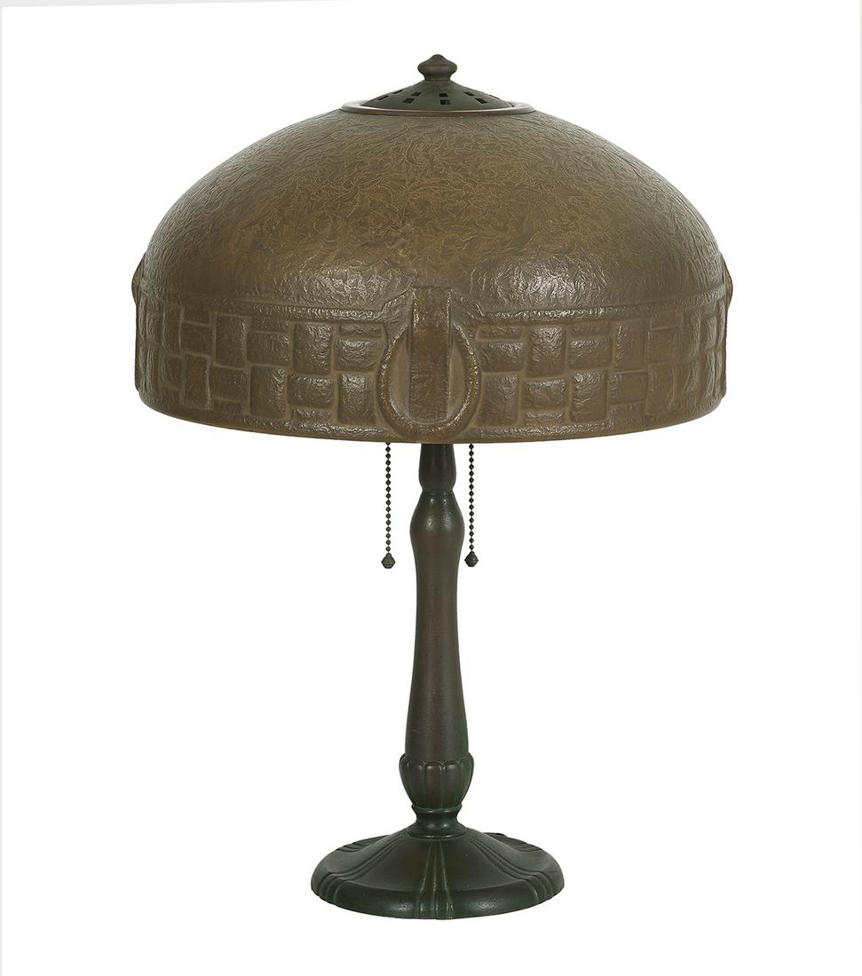 Signed Handel Arts and Crafts Table Lamp (1 of 1)