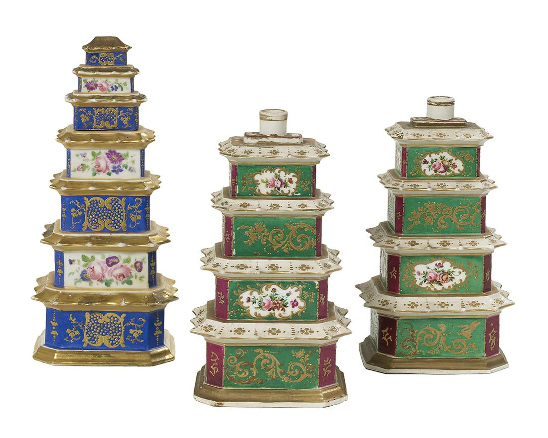 Three Jacob Petit Paris Porcelain Scent Bottles (1 of 4)
