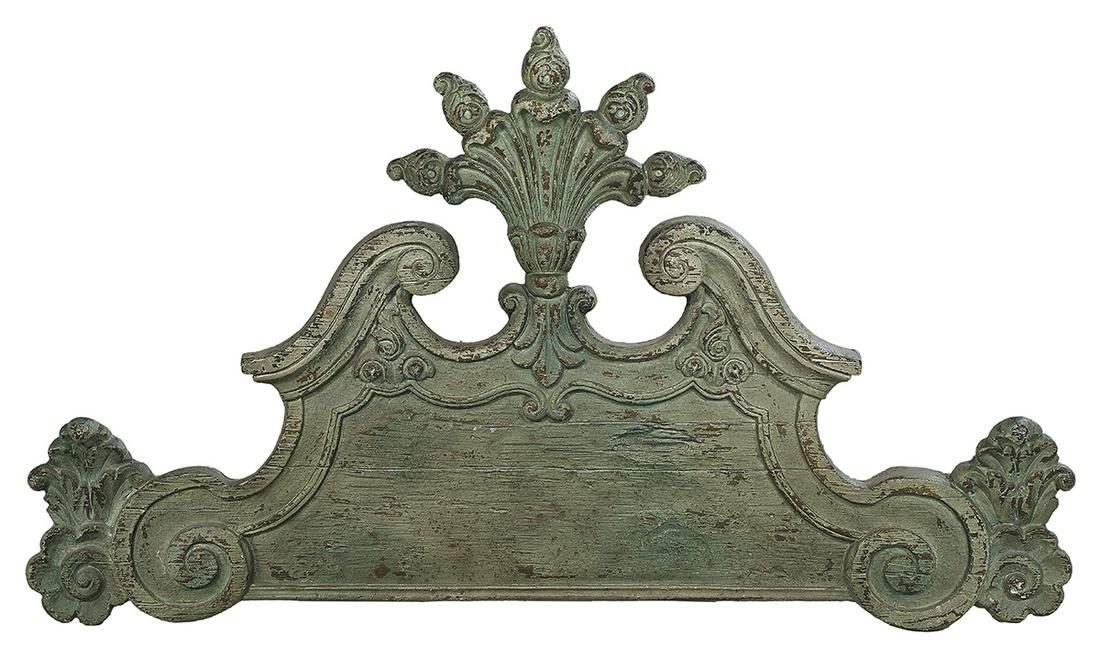 Italian Baroque-Style Painted Pediment (1 of 1)