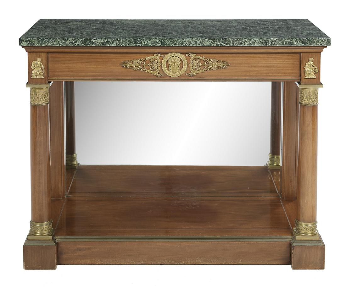 Empire-Style Ormolu-Mounted Mahogany Pier Table (1 of 2)