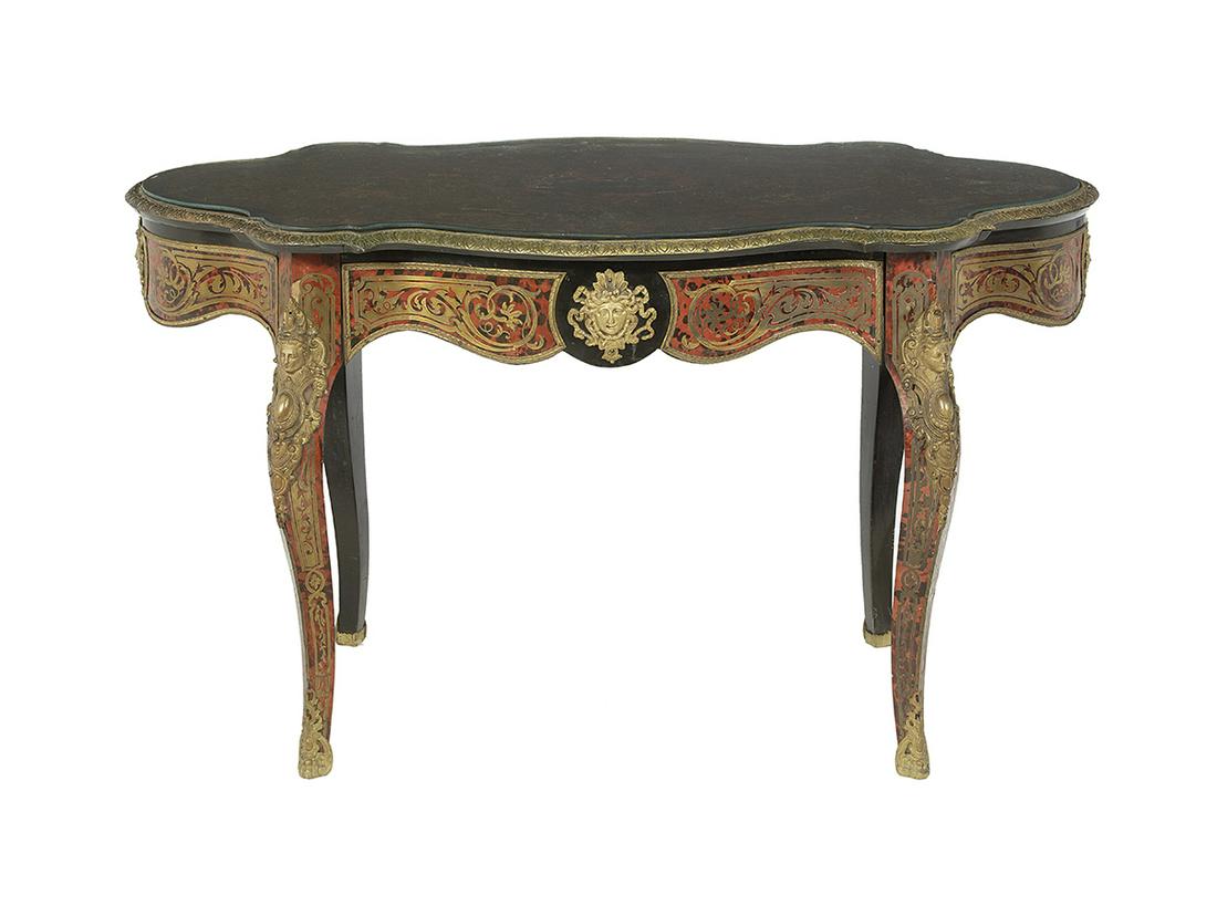 Napoleon III Boulle-Inlaid Center Table (1 of 2)