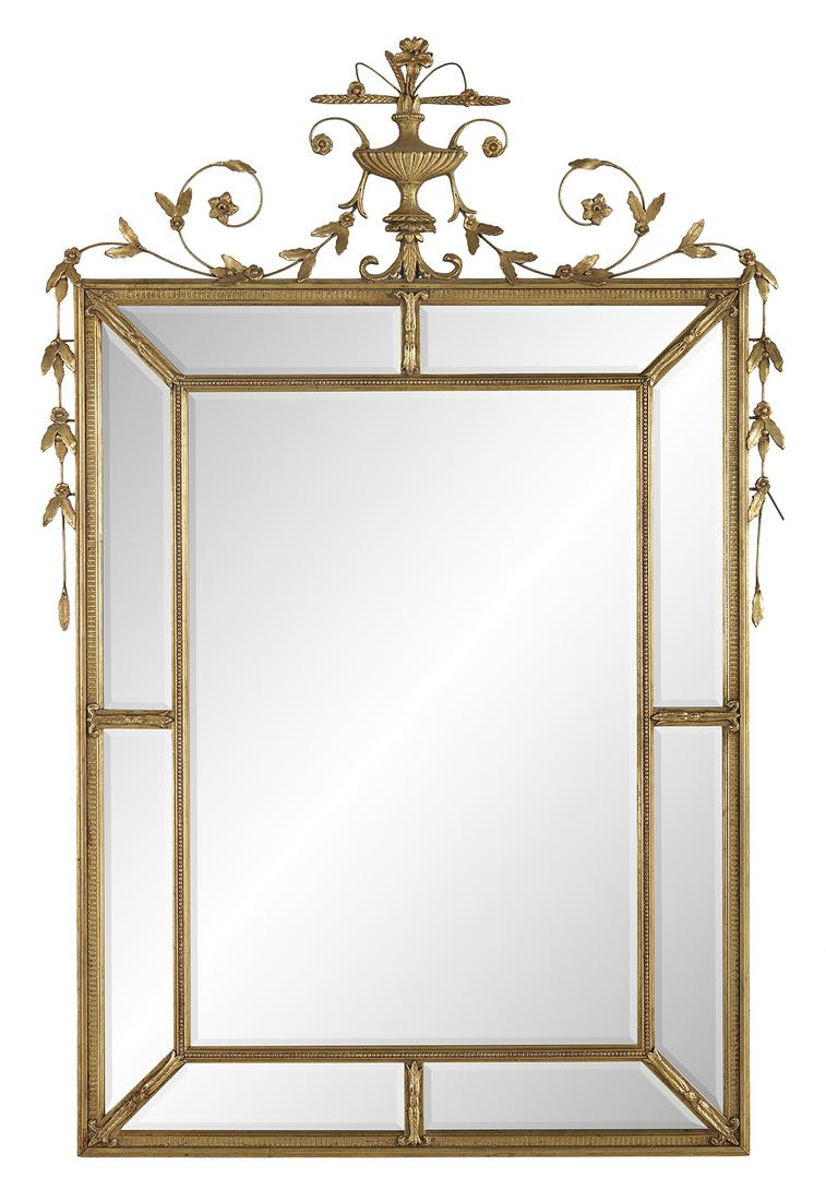 Adam-Style Giltwood Mirror (1 of 2)