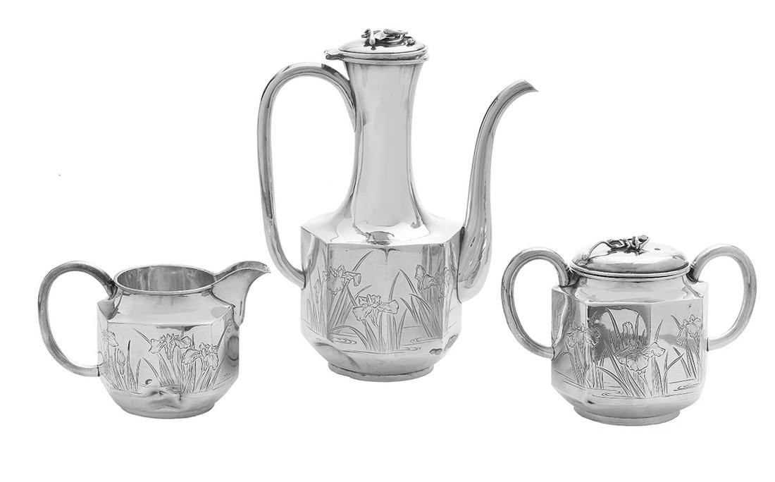 Japanese Silver Tea Set (1 of 1)