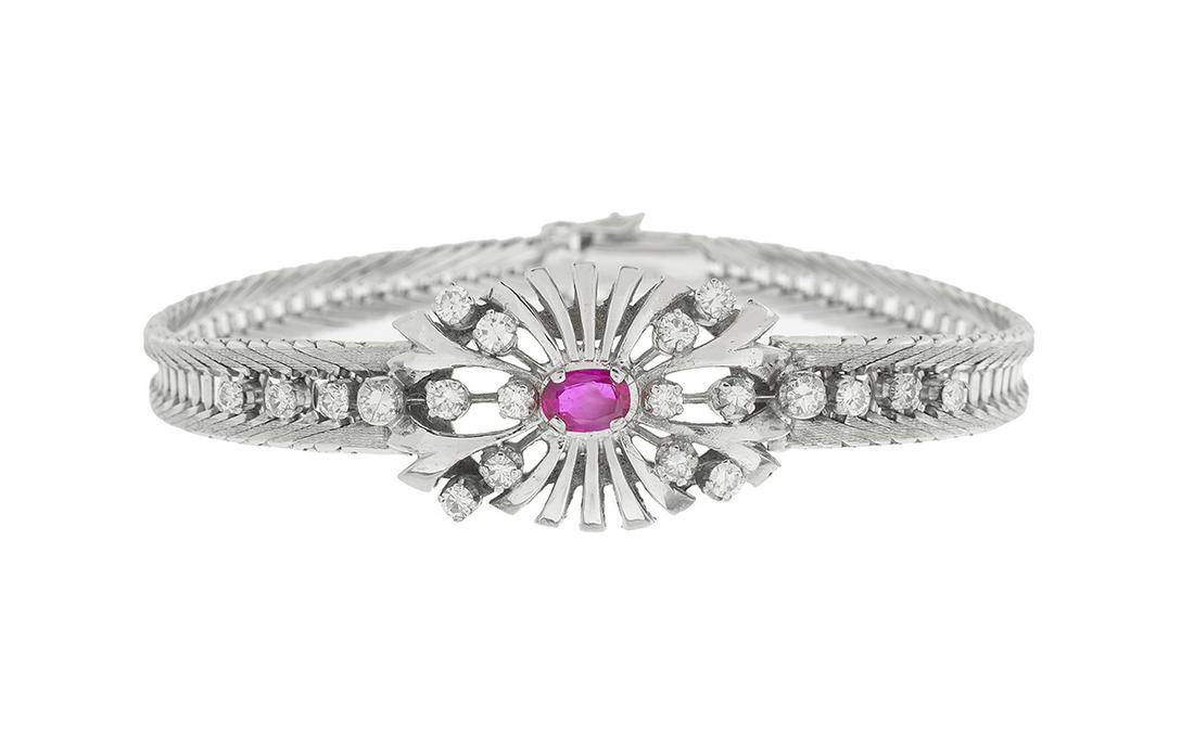 Ruby and Diamond Bracelet (1 of 2)
