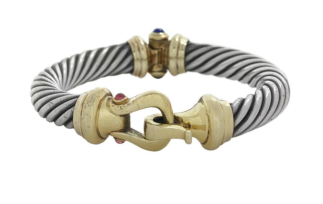 Yurman-Style Cable Bracelet (1 of 1)