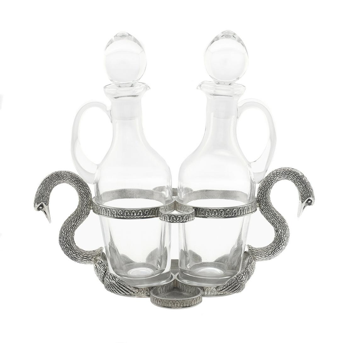 Buccellati Sterling Silver Cruet Frame (1 of 1)