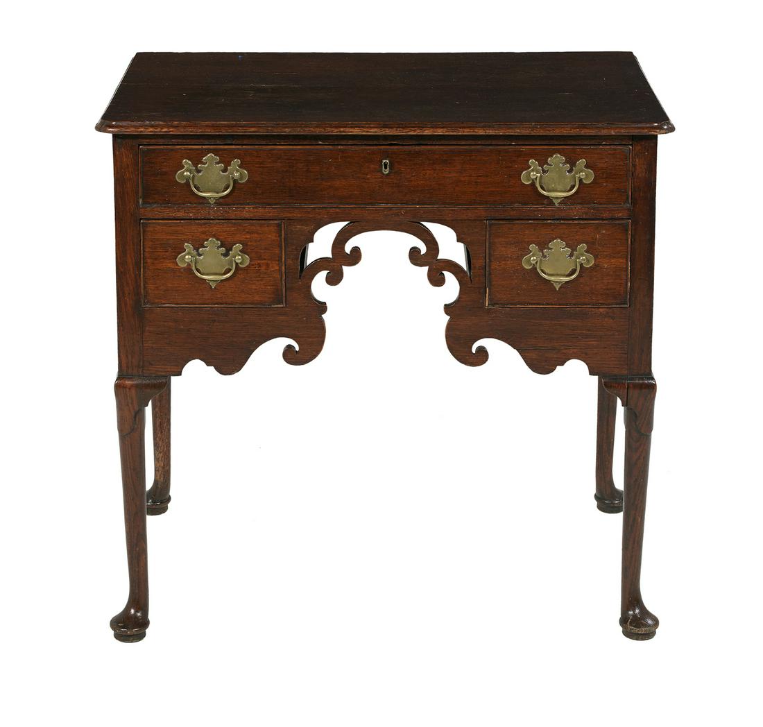 George III Oak Lowboy (1 of 2)