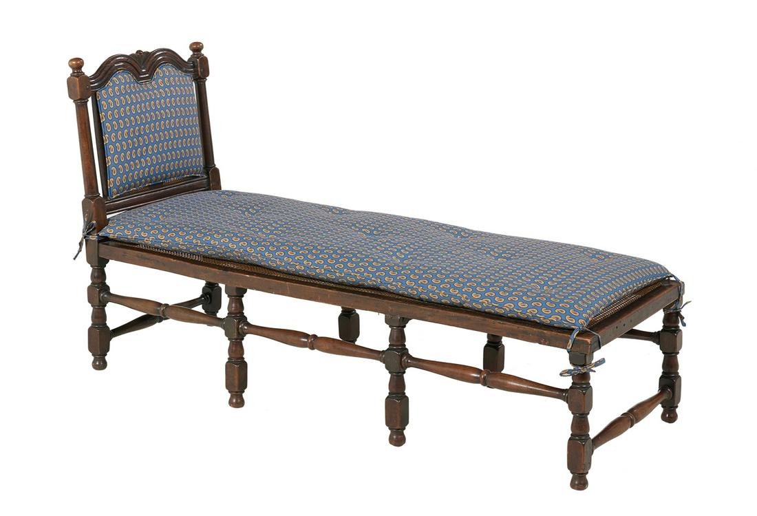 William and Mary Walnut Day Bed (1 of 1)