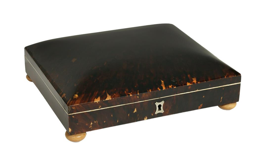 Edwardian Tortoiseshell Jewel Case (1 of 1)