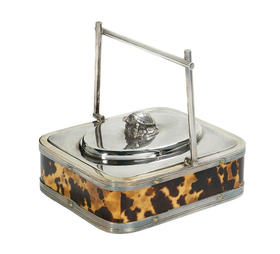 Victorian Tortoiseshell Sardine Server (1 of 2)