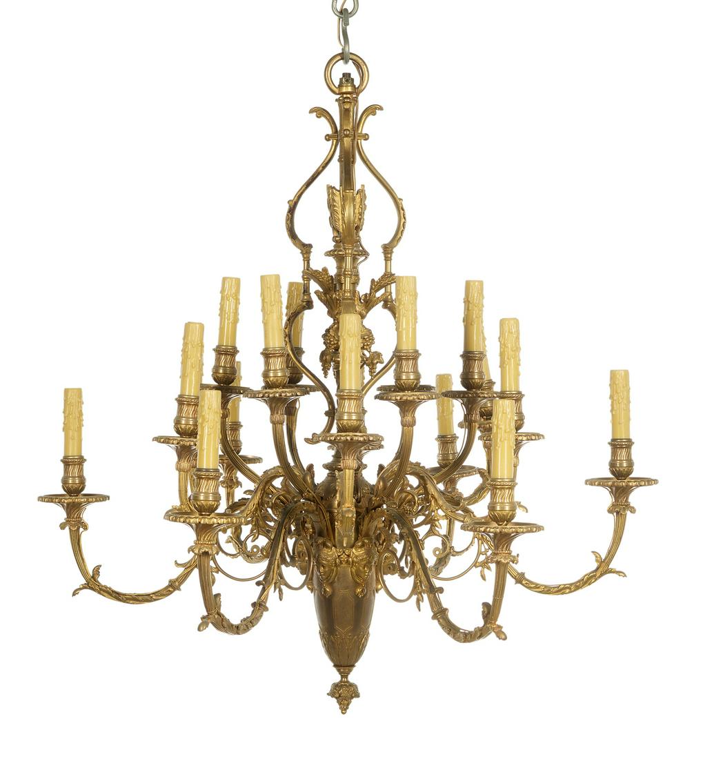 French Gilt-Bronze Chandelier (1 of 1)