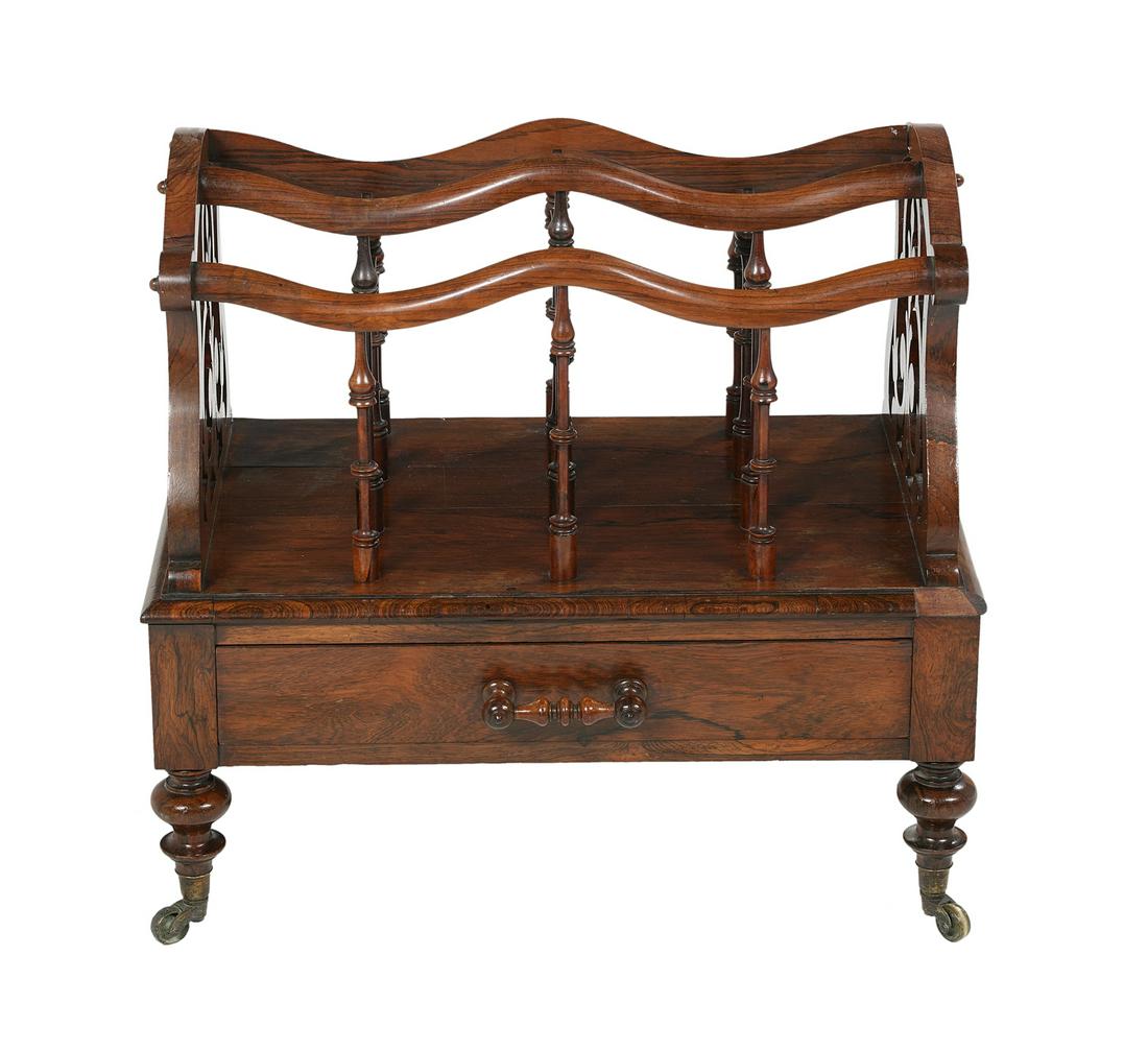 Victorian Rosewood Canterbury (1 of 2)