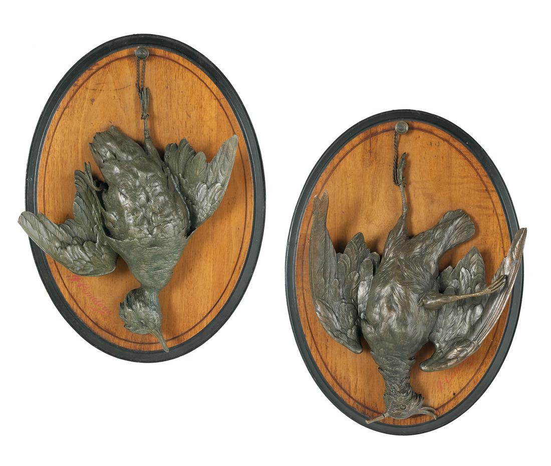 Pair of French "Nature Morte" Wall Plaques (1 of 4)