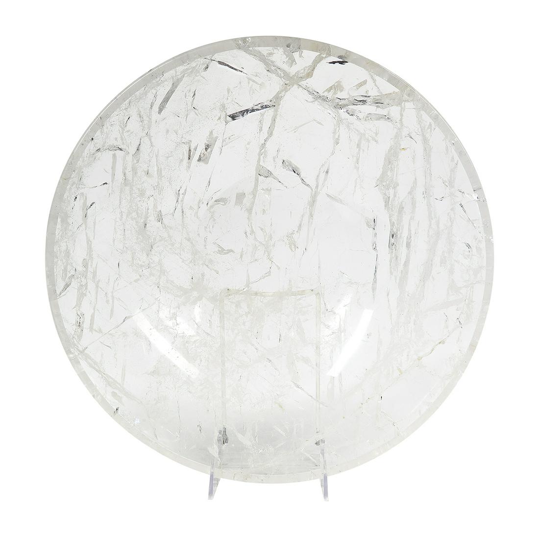 Rock Crystal Bowl on Stand (1 of 2)