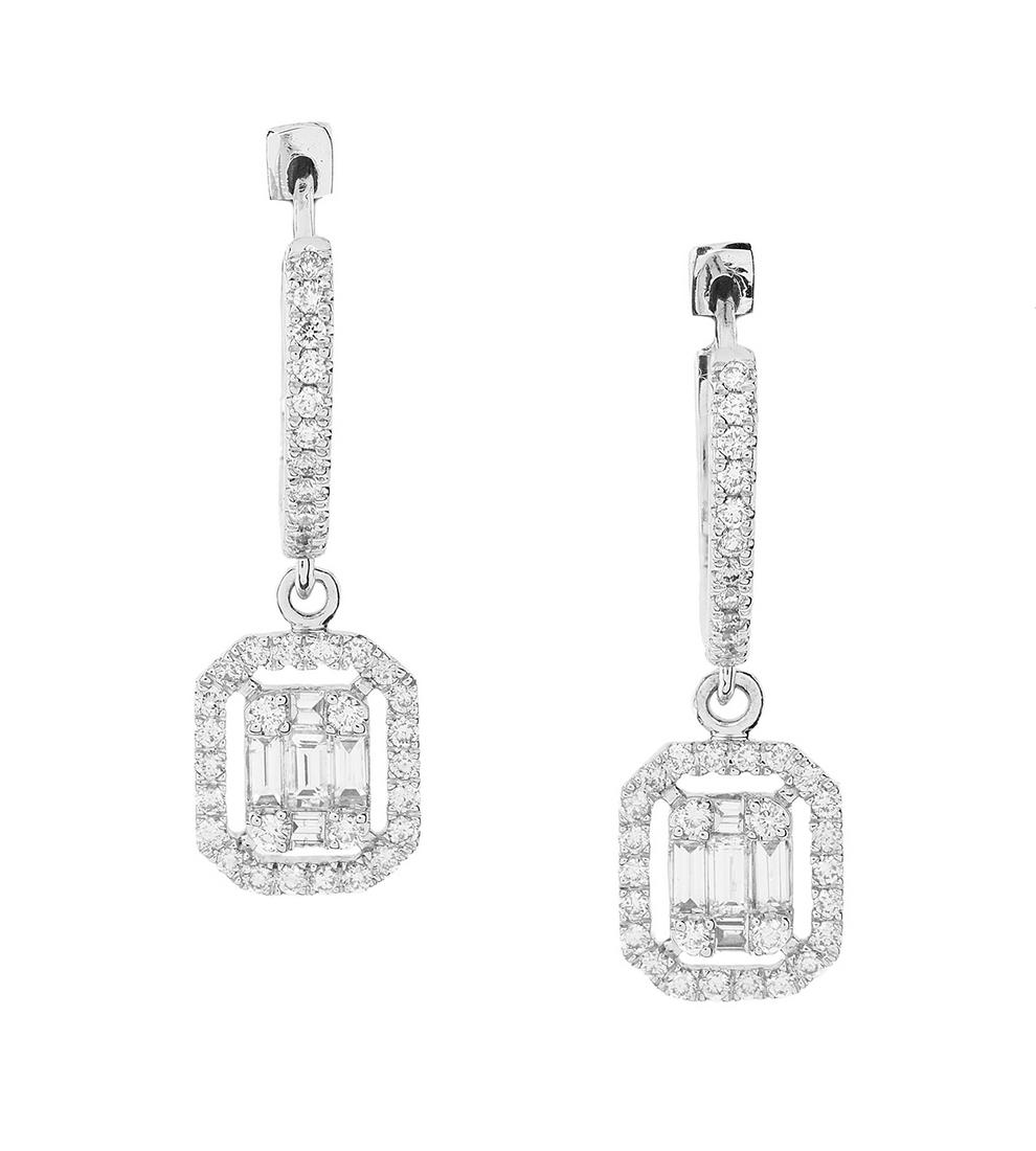 Pair of Diamond Dangle Earrings (1 of 1)