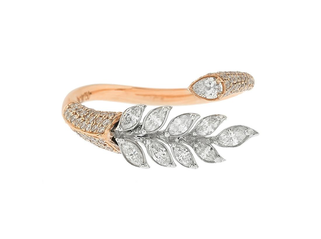 Diamond Crossover Ring (1 of 1)