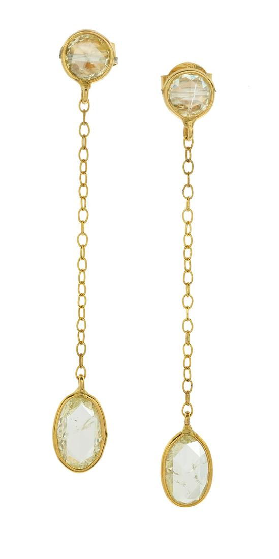 Pair of Diamond Dangle Earrings (1 of 1)