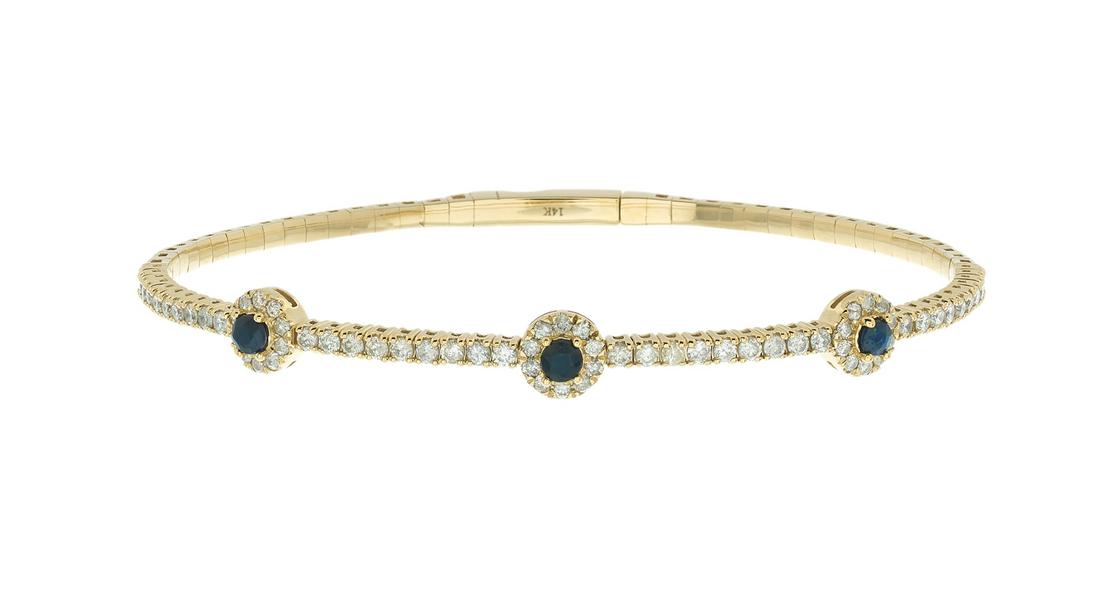 Sapphire and Diamond Bracelet (1 of 1)