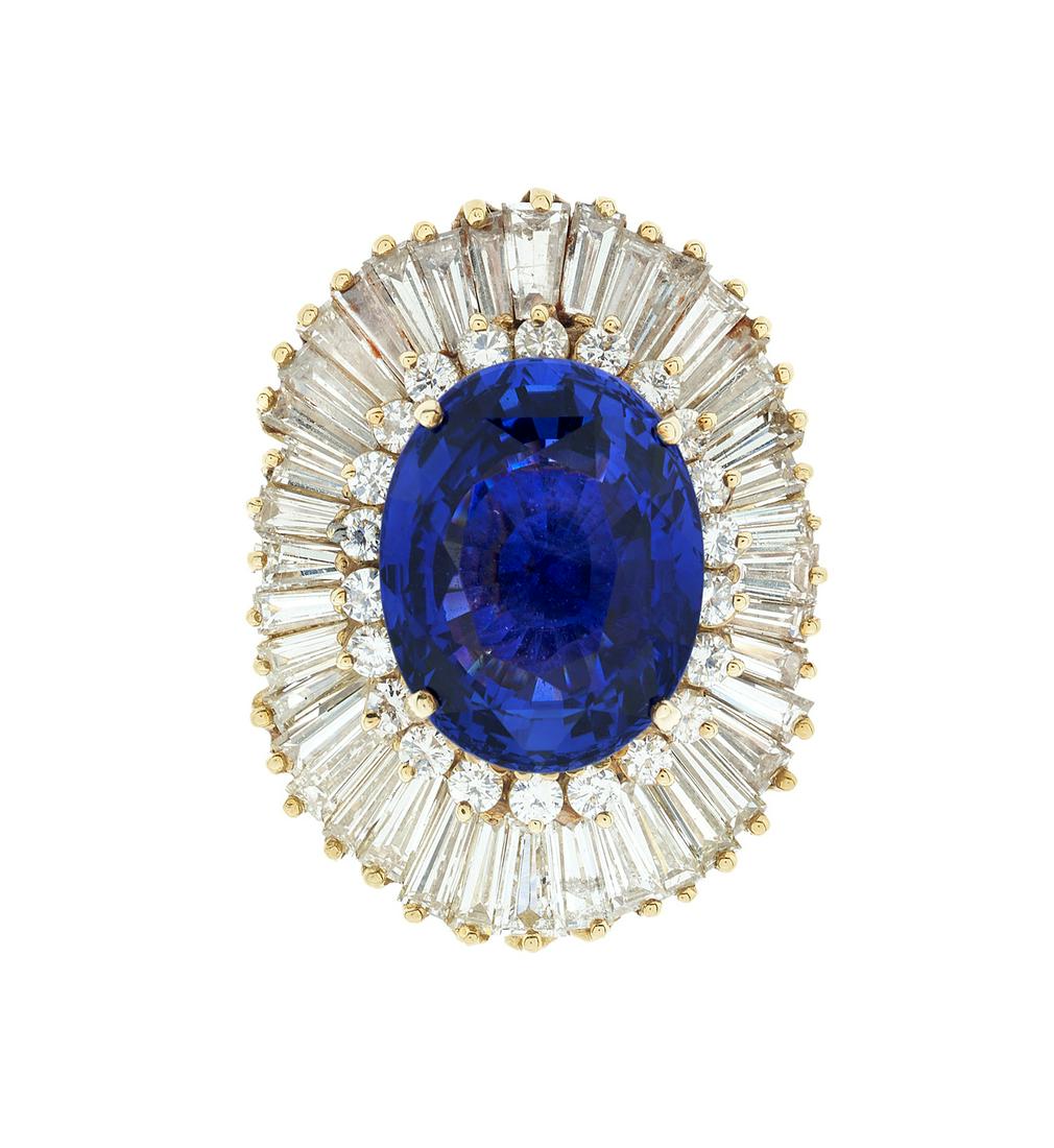 Convertible Natural Sapphire Ring/Pendant (1 of 3)