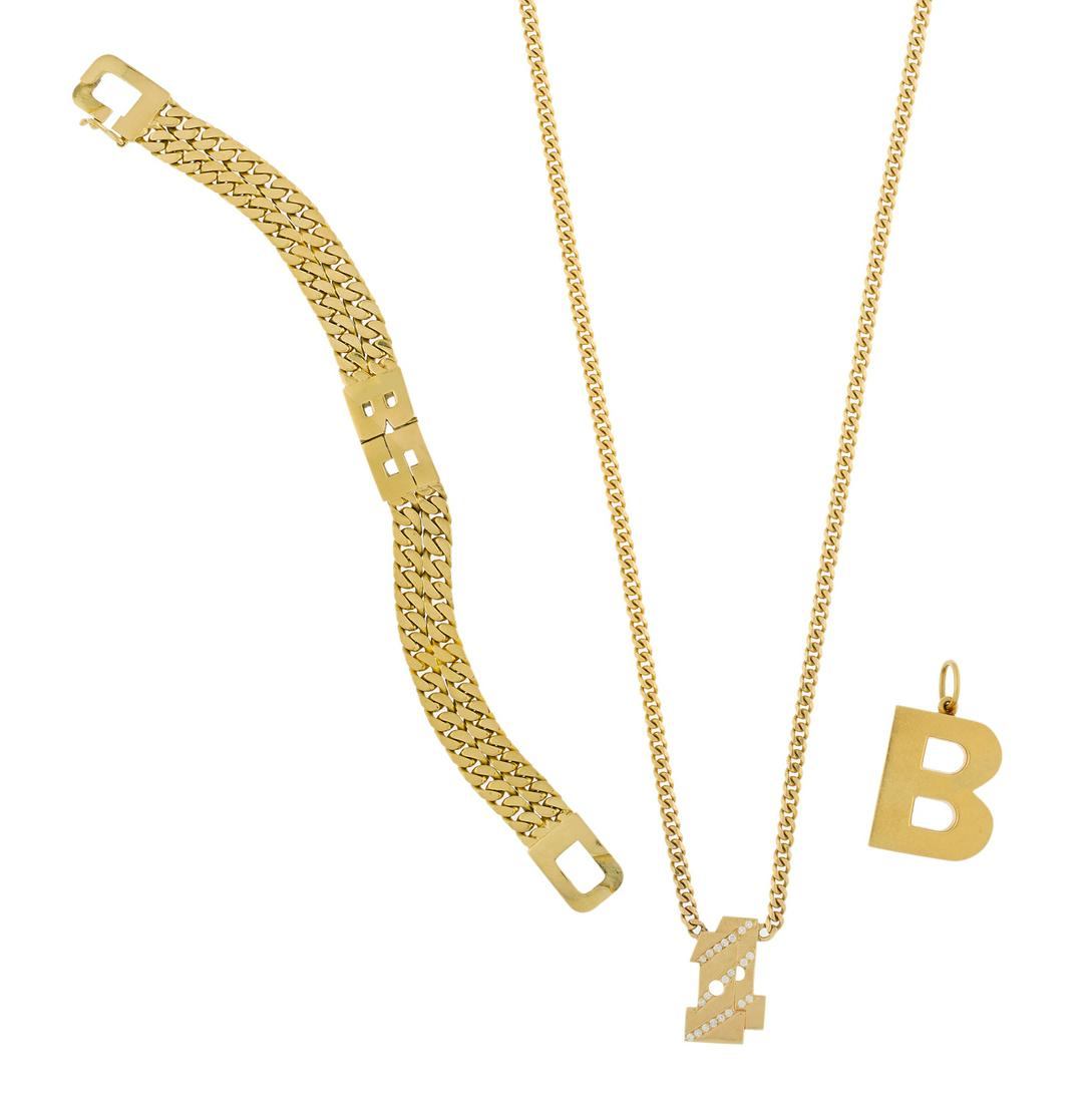 Three Pieces of Monogrammed Jewelry (1 of 1)