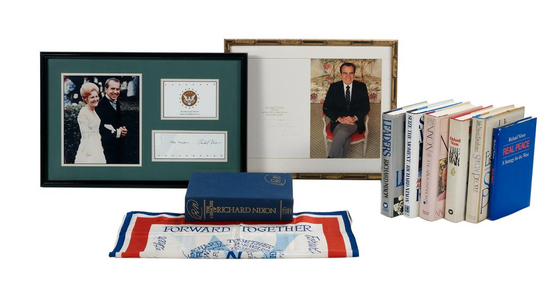 Richard Nixon Autographed Books and Memorabilia (1 of 1)