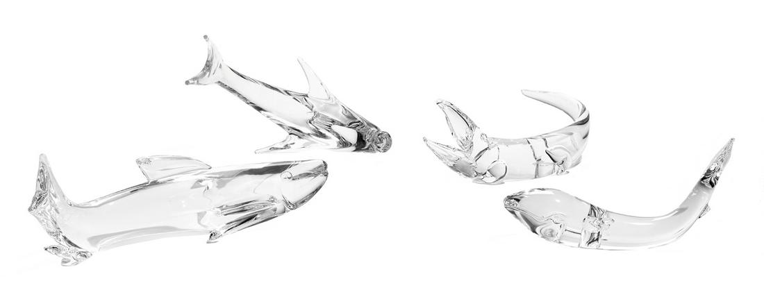 Four Steuben Crystal Creatures (1 of 1)