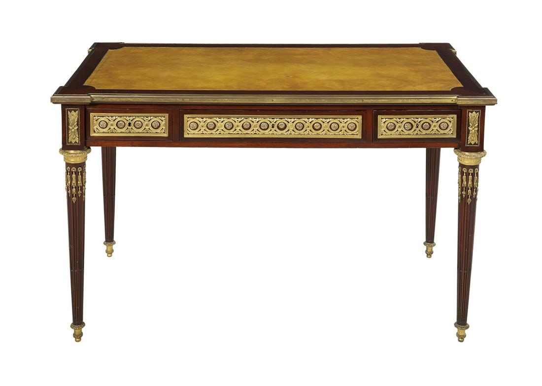 Louis XVI-Style Mahogany Writing Desk (1 of 2)