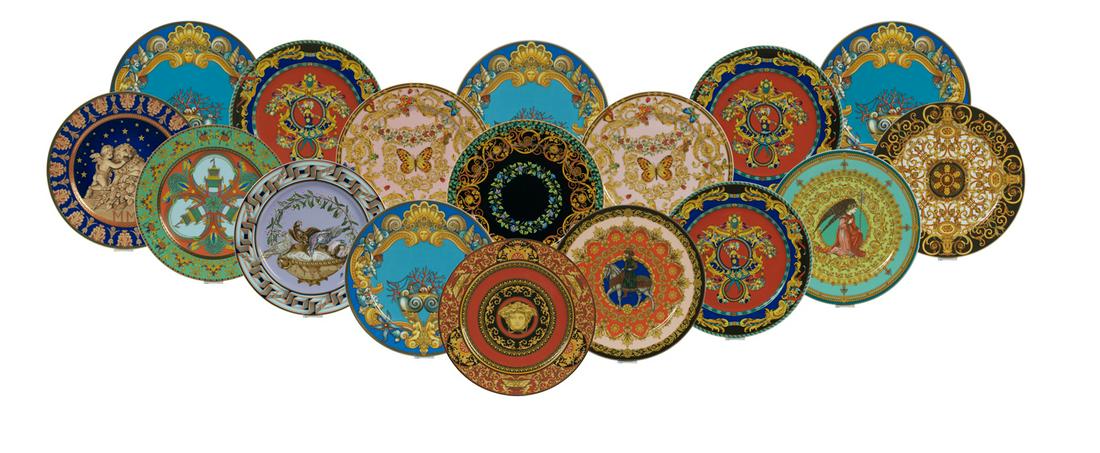 Seventeen Rosenthal Versace Harlequin Chargers (1 of 20)
