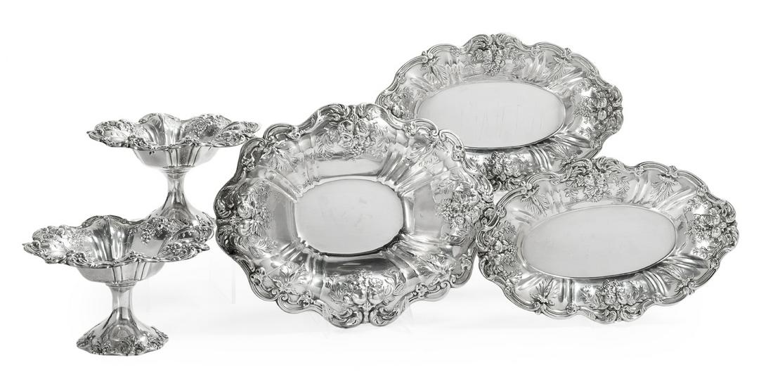 5 Pieces of Reed & Barton "Francis I" Hollowware (1 of 1)