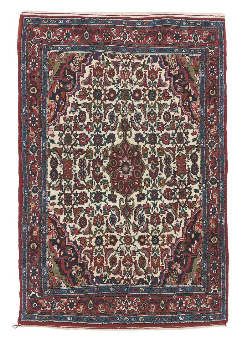 Heriz Carpet: Heriz Carpet 3' 5" x 5' 5" Provenance: Bruce McCashin Collection.