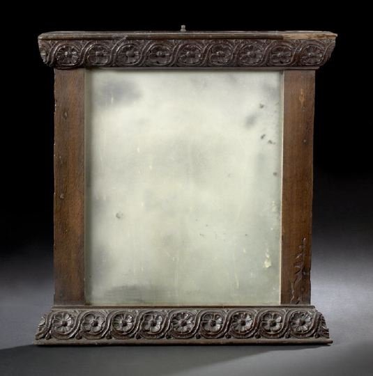 English Oak Looking Glass