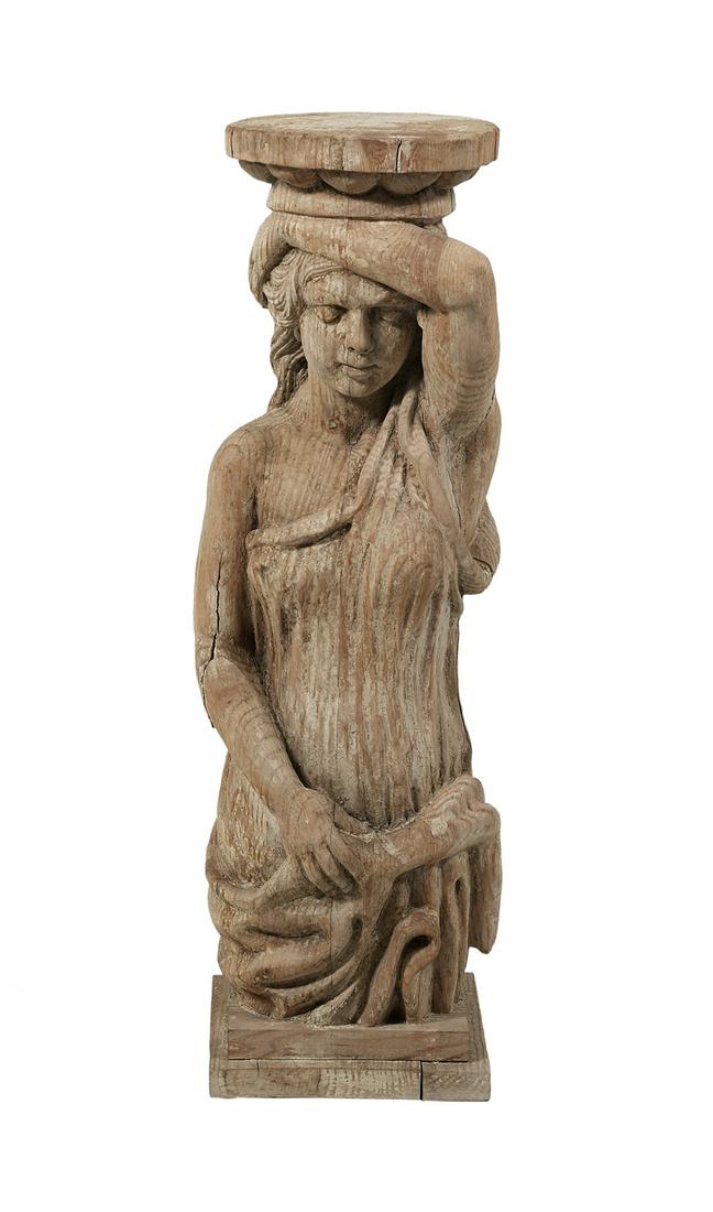 Figural Pedestal in the Neoclassical Taste (1 of 2)